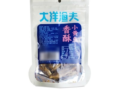 大洋渔夫香酥小黄鱼50g即食黄鱼酥网红青岛海鲜休闲零食黄花鱼酥图5