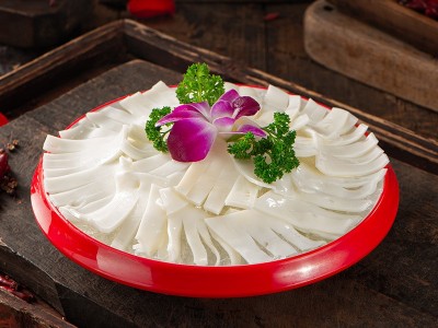 猪黄喉爽脆火锅麻辣烫串串冒菜冷冻新鲜食材免处理厂家直供批发图3