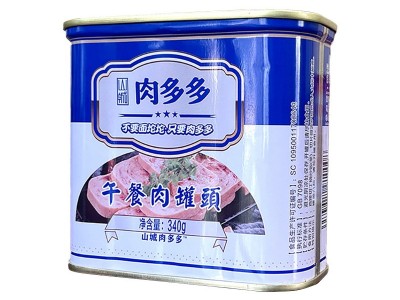 午餐肉罐头火锅食材手抓饼三明治泡面搭档即食火腿肠340g图5