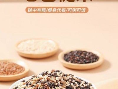 七色糙米混合五谷杂粮新米真空包装健身饱腹2.5kg 糙米饭团的原料图4