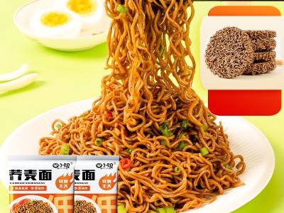 荞麦面方便面免煮非油炸泡面低脂肪粮代餐主食速食面整箱大 量批发图4