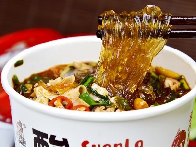 酸辣粉桶装重庆正宗泡面方便面整箱速食红薯粉丝宽粉米粉批发代发图4