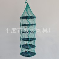 跨境出口韩国牡蛎成品笼单丝有结网可折叠水产牡蛎扇贝养殖网笼