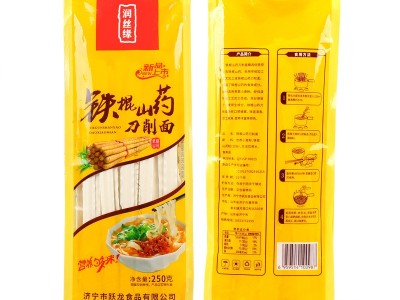 现货铁棍山药刀削面油泼面拌面宽面条250g铁棍山药刀削面源头代发图5