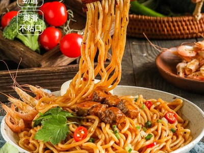 湾仔岛车仔面港式xo酱干拌面乌冬面非油炸速食方便捞面条箱装商用图2