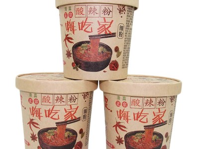 【厂家直发】嗨吃家酸辣粉178g整箱6桶方便速食夜宵包邮一件代发图2