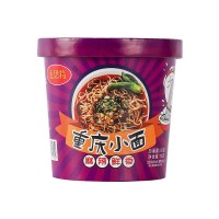 重庆小面私房牛肉面桶装泡面非油炸即食速食网红小面整箱批发