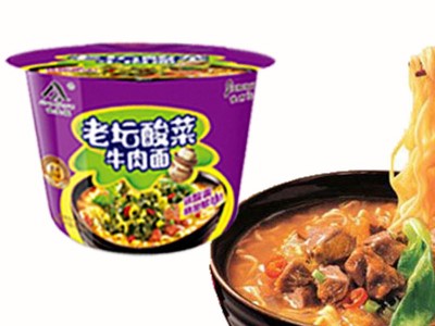 清真桶面泡面5口味整箱桶装方便面红烧老坛酸菜香辣牛肉面 香菇图4