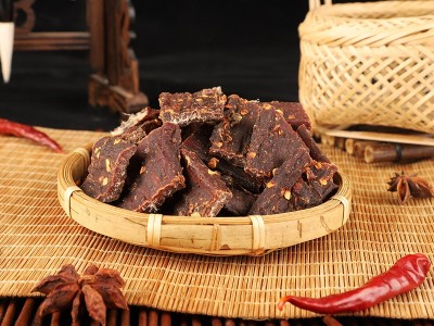 风干猪肉干厂家定制景区特产展会零食猪肉脯休闲食品散装批发代理图3