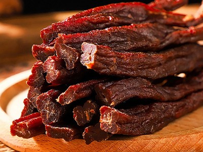 拾光味老9成干超风干牛肉干正宗内蒙古正宗手撕肉干零食罐装毛重图4