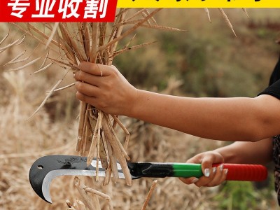 砍柴刀户外农用锰钢加长柄柴刀开路野外铁柄水管焊接柴刀镰刀割草图2
