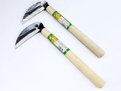 园林割草小镰刀蔬菜野菜采收工具月牙直把镰刀家用割韭菜打谷子刀图5