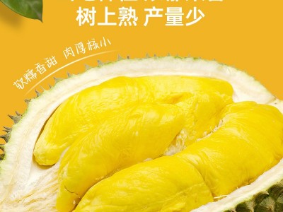 马来西亚D197猫山王榴莲整果 液氮冷冻果水果一件代发团购图2