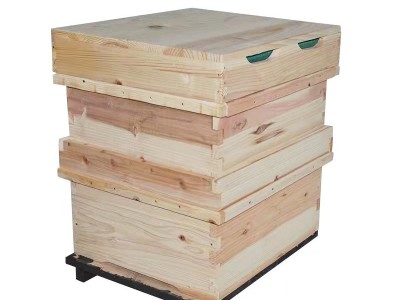 厂家直供养蜂工具意蜂杉木韩式十框双层蜂箱 跨境韩式蜂箱厂家订图4