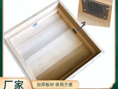 养蜂工具 蜂箱中意蜂杉木无结英式十框双层蜂箱 厂家直供图2