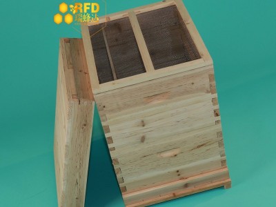 瑞蜂达供应烘干香杉木煮蜡双层蜂箱 意蜂蜂箱 蜜蜂蜂箱 养蜂工具图2