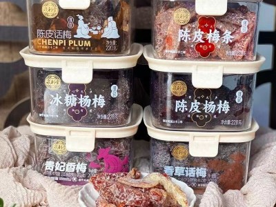 泉利堂陈皮梅条李饼梅干果脯蜜饯杨梅解馋休闲爆款小零食杨梅盒装图3
