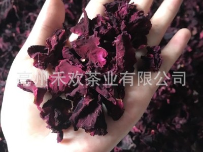 出口玫瑰花瓣 云南墨红玫瑰花瓣 可食用玫瑰 支持出口商检图2