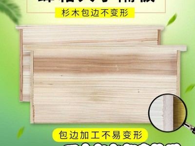 全杉木包边蜂箱大小隔板 蜜蜂保温吊板 采蜜工具图5