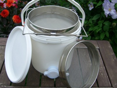 蜂旺蜜桶过滤器 20L蜂蜜桶过滤器一体 融蜜桶融蜜器 含过滤器图5