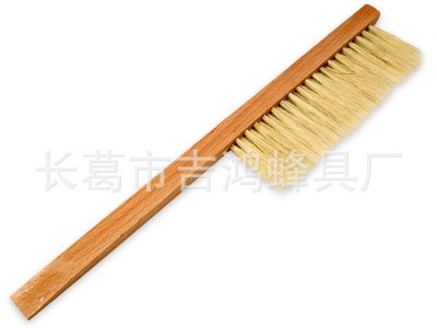 双排蜂扫 优质猪鬃蜂刷马鬃马尾蜂扫出口品质养蜂工具吉鸿蜂具厂图5