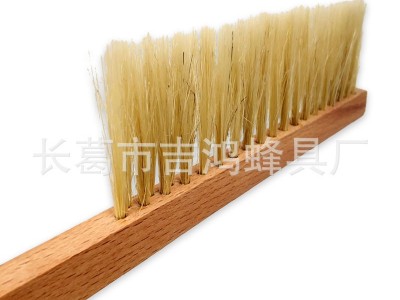 双排蜂扫 优质猪鬃蜂刷马鬃马尾蜂扫出口品质养蜂工具吉鸿蜂具厂图3