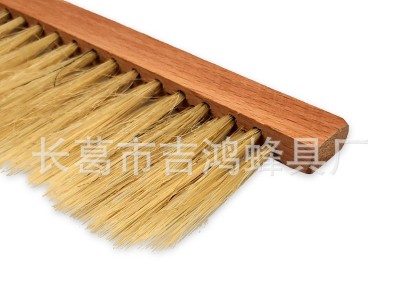 双排蜂扫 优质猪鬃蜂刷马鬃马尾蜂扫出口品质养蜂工具吉鸿蜂具厂图4
