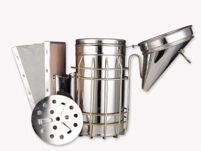 蜂具批发 喷烟器 不锈钢+革喷烟器 出口型喷烟器 养蜂工具批发图3