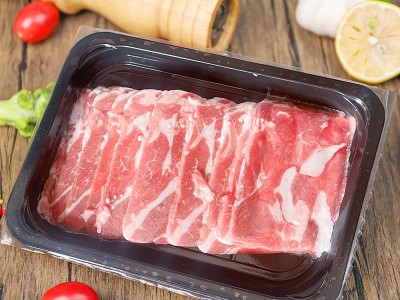 正宗内蒙古羔羊肉片原切250g盒装烧烤火锅食材涮锅羔羊肉批发图4