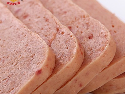 中粮梅林火锅午餐肉罐头340g*24罐 火锅煮面伴侣图2