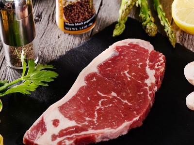 澳洲安格斯西冷牛排牛肉原切整块优质谷饲西冷牛排雪花纹理非腌制图3