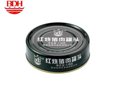 北戴河红烧猪肉罐头即食家庭应急长期储备食品超长保质期图1