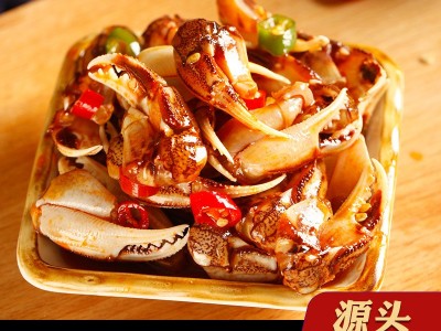 香辣蟹脚即食海鲜零食KTV酒吧下酒菜小吃花蟹冷盘熟食麻辣蟹钳图5