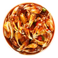 香辣蟹脚即食海鲜零食KTV酒吧下酒菜小吃花蟹冷盘熟食麻辣蟹钳