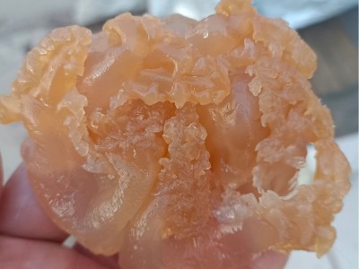红色印尼海蜇头非即食海蜇凉拌菜桶装盐渍海蜇头整桶批发净重5斤图2