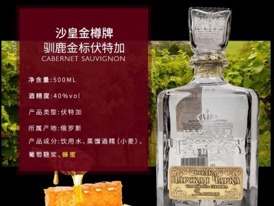俄罗斯原装进口沙皇金樽伏特加洋酒烈酒鸡尾酒礼盒一件代发批发图4