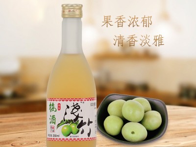 浅竹梅酒 日式梅酒 业务装梅酒 日本梅子清酒 梅子酒 350ml/支图5
