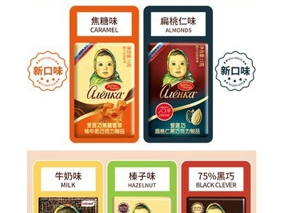 俄罗斯进口爱莲巧零食大头娃娃牛奶迷你黑巧克力15克*42块 包邮图4
