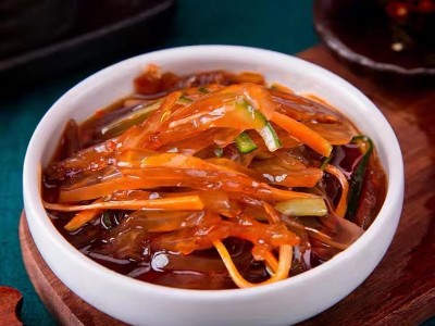 喜乐海5斤海蜇头桶装即食海蜇头盐渍海哲头即食无沙预制菜整箱图2