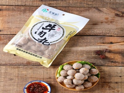 联善潮汕牛肉丸火锅丸子关东煮麻辣烫食材批发零售500g图3