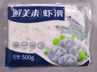 鲜美来A虾滑新鲜速冻虾丸生火锅食材商用500g整箱20袋图4