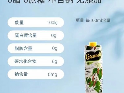 白桦树汁饮料白俄罗斯原装进口饮料1000ml/瓶批发代发图4