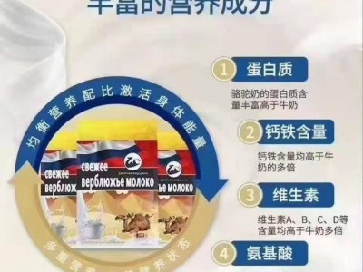 俄罗斯原装双峰骆驼奶粉低脂速溶奶粉中老年成人奶粉一袋500克图3