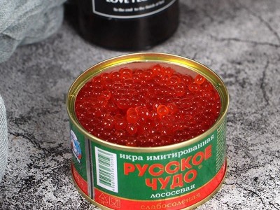 俄罗斯进口红鱼子酱鱼籽马哈鱼寿司即食海鲜西餐料理120g现货包邮图4