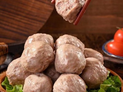 正宗潮汕手打牛肉丸特产牛筋丸 丸子火锅烧烤 关东煮食材厂家批发图4
