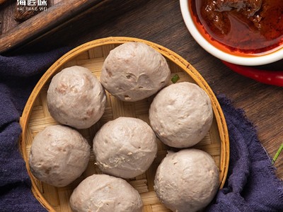 牛肉丸潮汕牛筋丸子火锅配菜烧烤串串空气炸锅食材oem图3