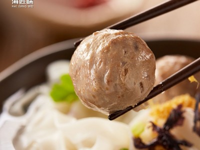 牛筋丸子火锅配菜烧烤串串 厂家直批 食材半成品500g潮汕牛肉丸图4