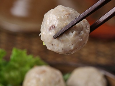 正宗潮汕鹅肉丸火锅烧烤食材麻辣烫关东煮狮头鹅肉丸子供应批发图5