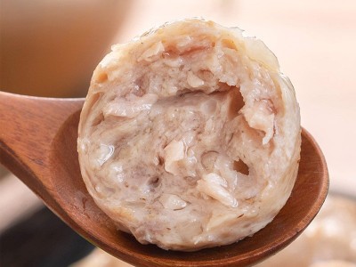 正宗潮汕鹅肉丸火锅烧烤食材麻辣烫关东煮狮头鹅肉丸子供应批发图2