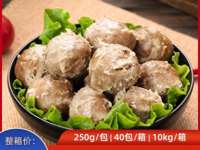 正宗潮汕手打牛肉丸汕头牛筋丸丸子火锅烧烤关东煮食材批发商用图5